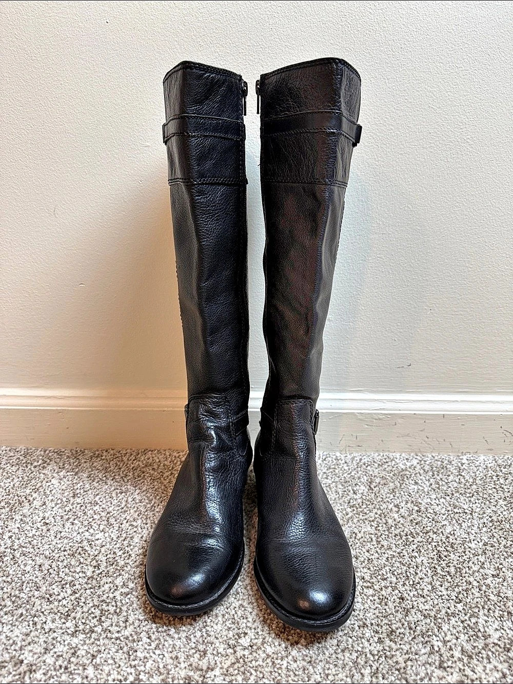 Antonio Melani Black Knee Boots Size 6.5. Like new